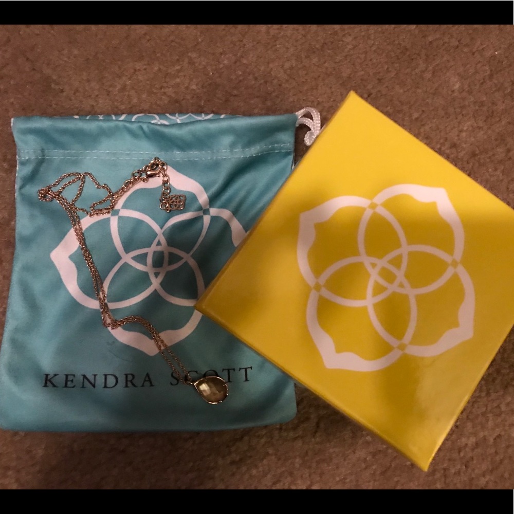 Rose Gold plated Kendra Scott Necklace